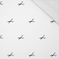 50cm SCHEREN (MINIMAL) / B-00 weiß - Single Jersey TE210 Sommersweat