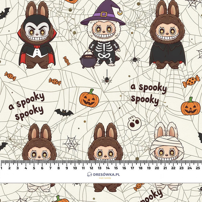 Creepy Cute Halloween WZ.3- Potahový velur 