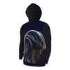 MEN’S HOODIE (COLORADO) - ALIEN PORTRAIT - sewing set S