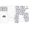 CHILDREN'S PAJAMAS "ADA" - BEAR / constellations - sewing set
