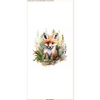 KISSEN 45x45 - WATERCOLOR FOX - Vorderseite + Rückseite