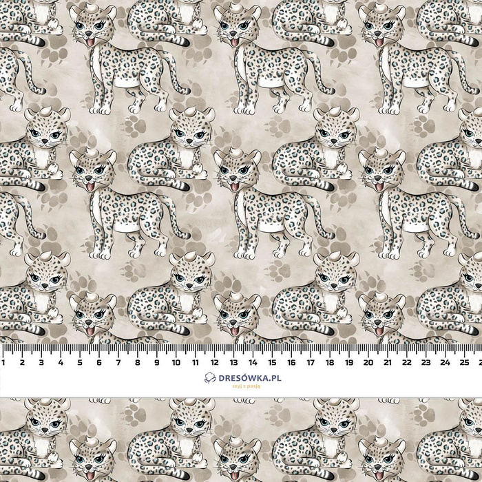 LEOPARD / paw prints (SNOW LEOPARDS)