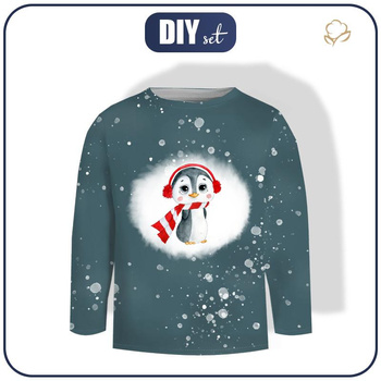 Longsleeve - ZIMOWY PINGWIN ALBI - single jersey