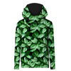 BLUZA Z KAPTUREM UNISEX (HYDRA) - ZIELONE LIŚCIE - zestaw do uszycia XXL