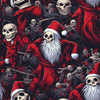 SCARY CHRISTMAS- Single Jersey mit Elastan ITY