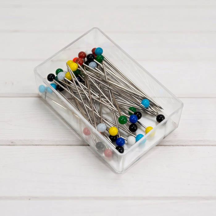Glass Head Pins 30 mm