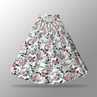 BEAUTIFUL FLOWERS - panel kalhot "MAXI" - Viskózový jersey