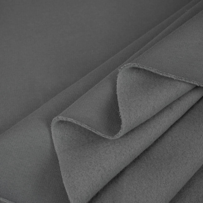 D-32 STEEL GRAY - thick brushed sweatshirt D300