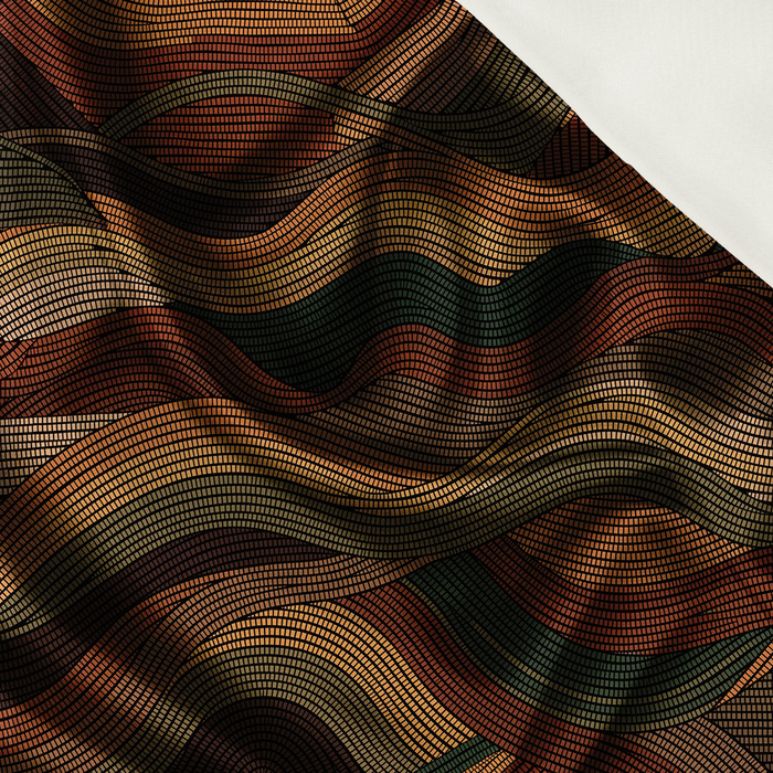 RETRO GEOMETRIC WZ. 22 - Satyna