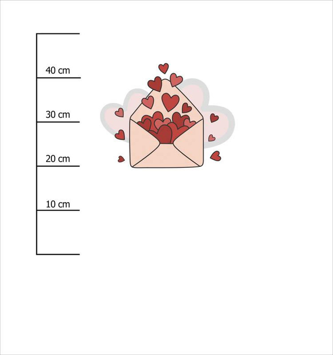 VALENTINESBRIEF (HAPPY VALENTINE’S DAY) - Paneel 75cm x 80cm