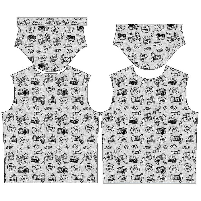 MEN’S T-SHIRT - PHOTOGRAPHER (HOBBIES AND JOBS) - grey / acid - single jersey S