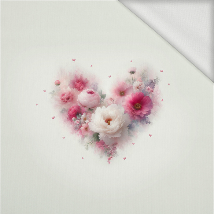 PASTEL BLOOM WZ. 5 - panel (60cm x 50cm) dzianina pętelkowa