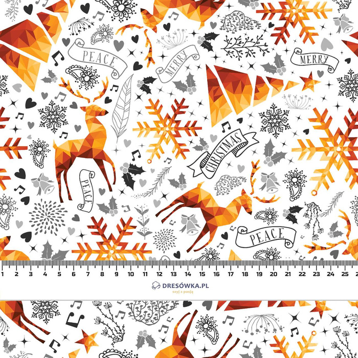 GOLDEN DEERS - Woven Fabric for tablecloths