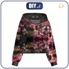 Cropped Hoodie (IDA) - AQUARELL GALAXIE MS. 9 - Nähset - L