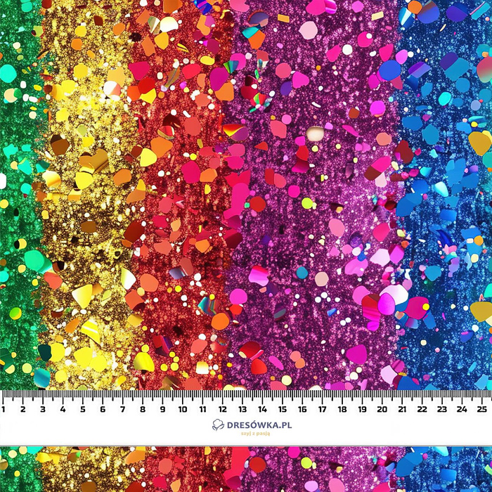 HOLOGRAPHIC RAINBOW wz. 1 - Lycra 300g