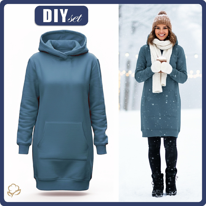 DIY Set - HOODIE (LUXA) / SLATE BLUE