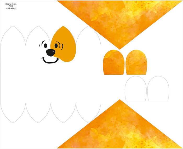 KID'S CAP AND SCARF (TEDDY) - DOG 48-50