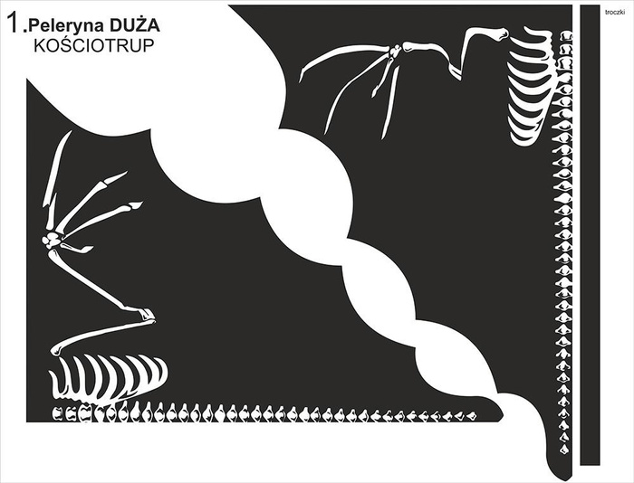 PELERYNA - KOŚCIOTRUP - L