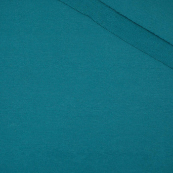 Looped knitwear with elastan - EMERALD / TEAL (D-47)