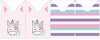 Gift pouches - UNICORN ALICE - sewing set