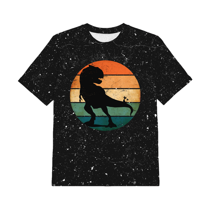 2-PACK - KID’S T-SHIRT - DRAGON / black - sewing set (140/146)