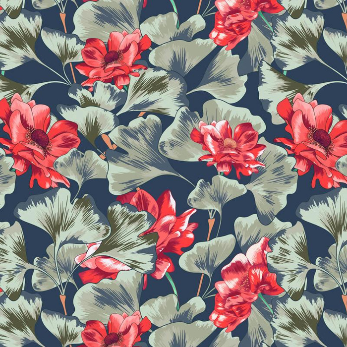 ROTE MOHNBLUMEN (ROTER GARTEN) - Softshell 