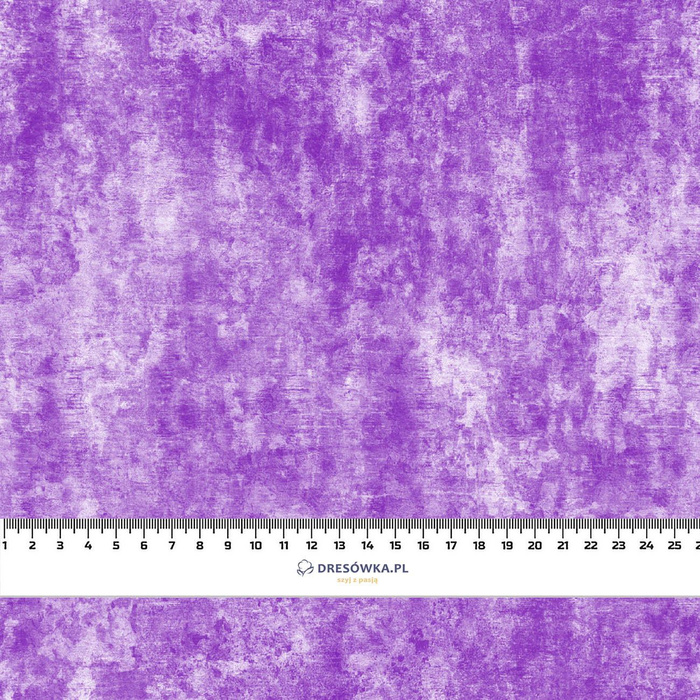 GRUNGE (fioletowy) - single jersey z elastanem