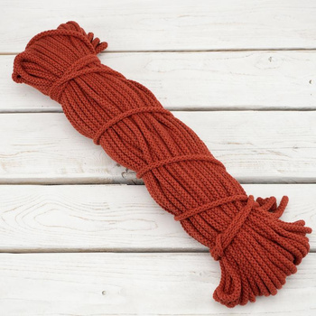 Strings cotton hank 8mm - BRICK