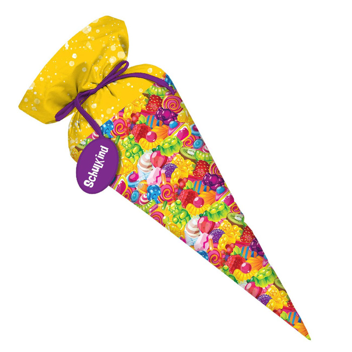 First Grade Candy Cone - GUMMY CANDY - small