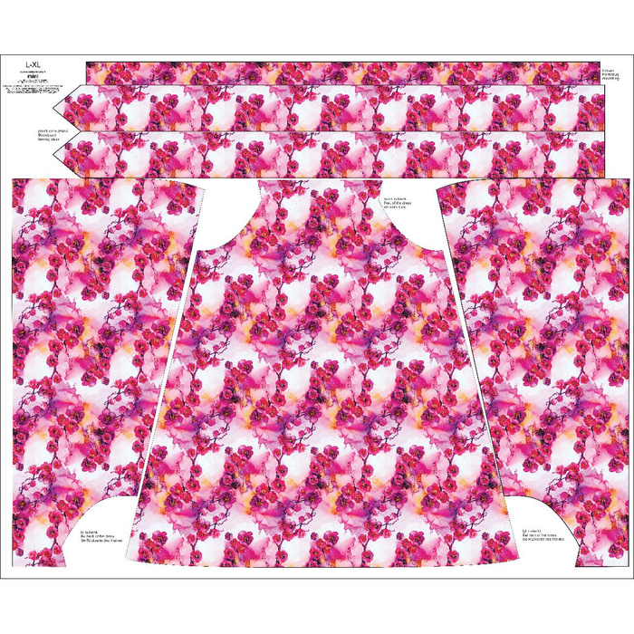 KLEID "DALIA" MINI (XXS-XS) - ALCOHOL PASTEL WZ.6 - Nähset