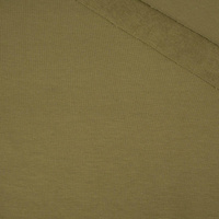D-13 OLIVE GREEN - looped knitwear with elastan