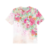 2-PACK - KINDER T-SHIRT - STOCKROSEN M. 2 / WATERCOLOR FLOWERS Ms. 6 - Nähset (92/98)