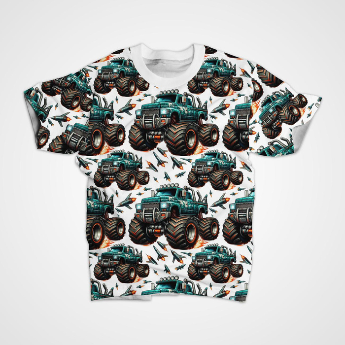 MONSTER TRUCK PAT. 2 - Hydrophobic brushed knit