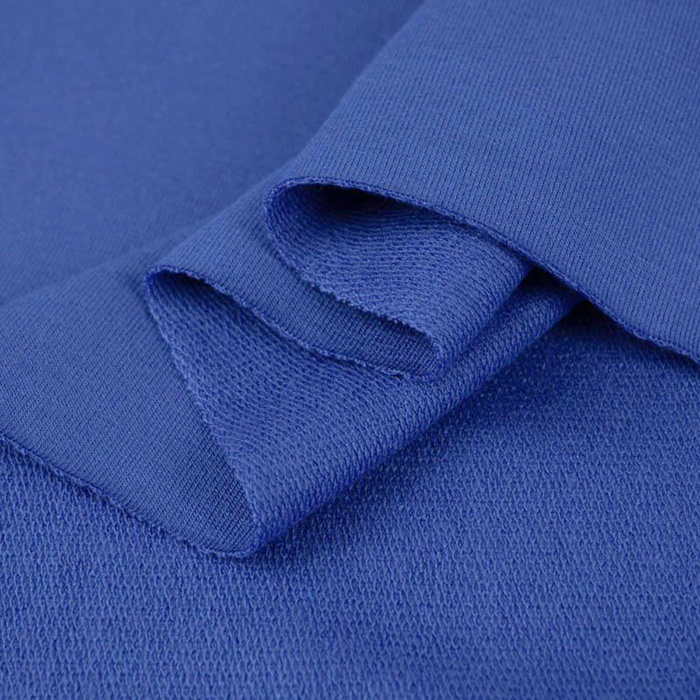 D-27 CORNFLOWER - looped knitwear with elastan 