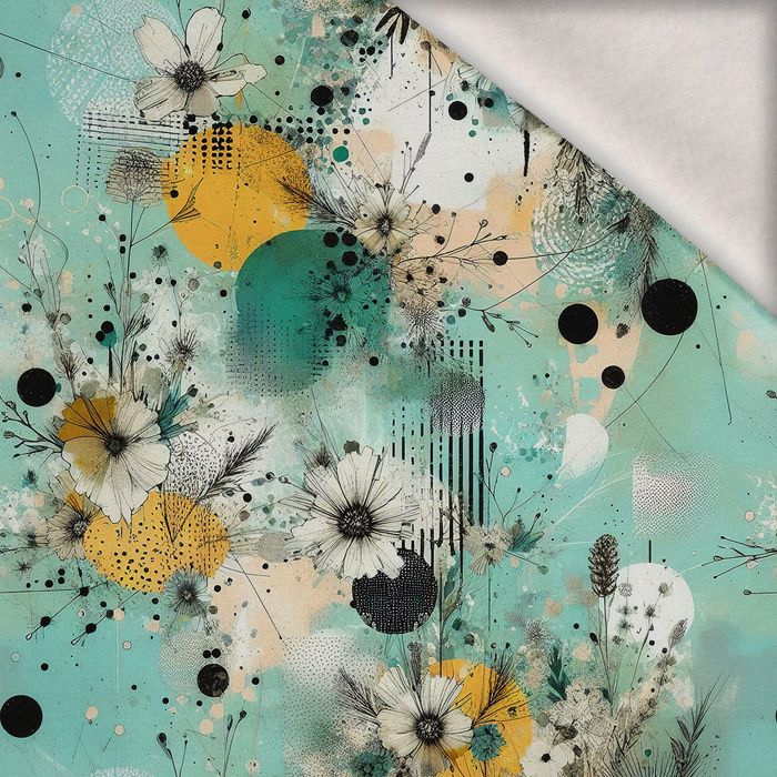 FLORAL REVERIE WZ. 7 - brushed knitwear with elastane ITY