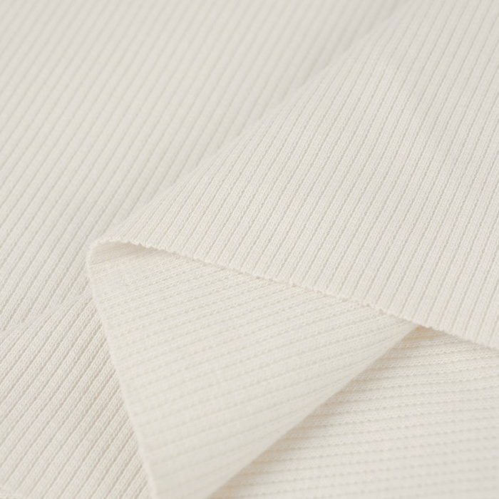 Rippjersey Uni - Cloud Dancer/ ECRU (D-02) 