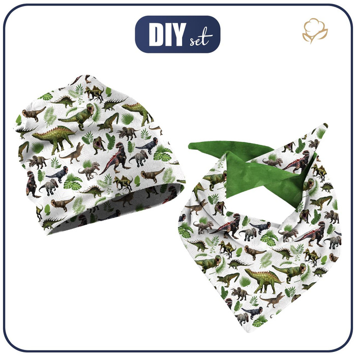 KID'S CAP AND SCARF (CLASSIC) - DINO PLANTS 48-50