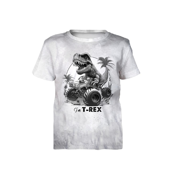2-PACK - DĚTSKÉ TRIČKO - T-REX - Sada šití (140/146)