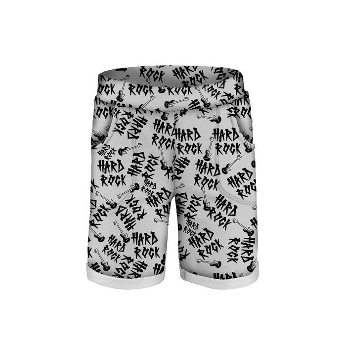 KID`S SHORTS (RIO) - METAL PAT. 2 - looped knit fabric (98/104)
