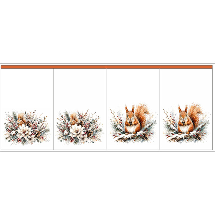 Geschenkbeutel - WINTER WZ. 9 - Nähset - groß