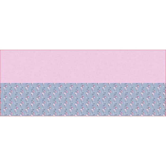 ŠÁTEK PLETENEC - AKVARELOVÝ KYTICE VZ. 3