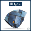 "Beanie" cap - JEANS PATCHES / dark blue 54-56
