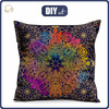 PODUSZKA 45X45 - MANDALA WZ. 2 - tkanina wodoodporna - panel przód + tył