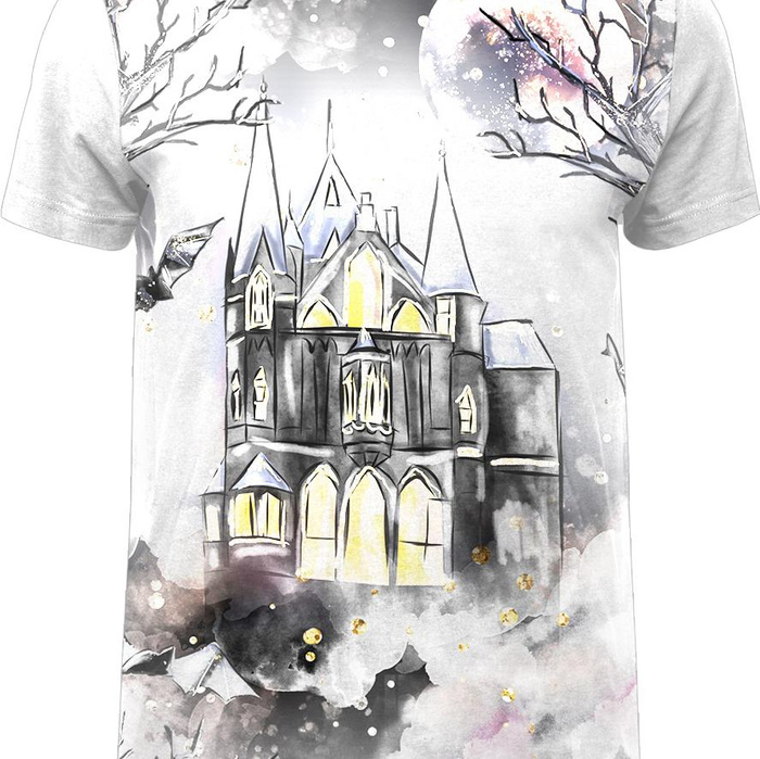 T-SHIRT MĘSKI - ZACZAROWANY DWÓR (ZACZAROWANA NOC) - single jersey XL