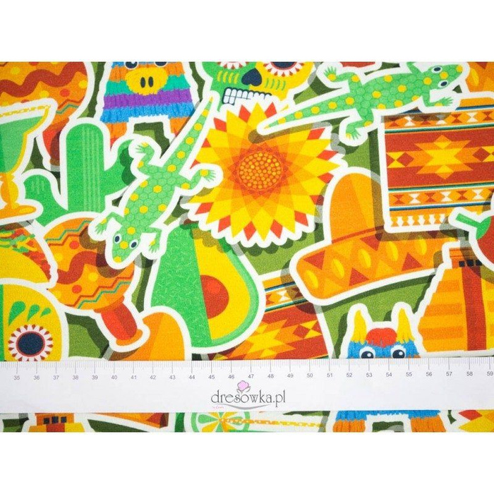 MEXICO - single jersey z elastanem TE210