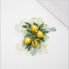 TUTTI FRUTTI LEMONS - panel (60cm x 50cm) SINGLE JERSEY 