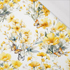 FLOWERS (BUTTER YELLOW) - single jersey 