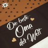 BEST GRANDMA IN THE WORLD - panel Waterproof woven fabric DE