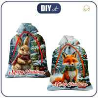 Geschenkbeutel - CHRISTMAS ANIMALS 2 - Nähset