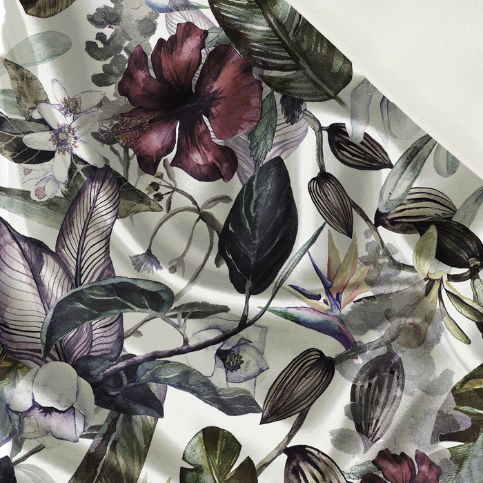 PARADISE FLOWERS - Satin
